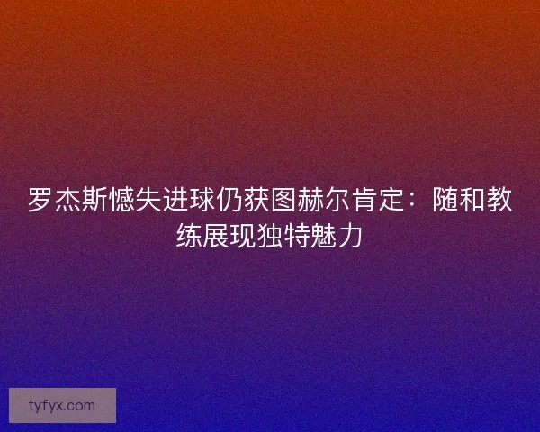 罗杰斯憾失进球仍获图赫尔肯定：随和教练展现独特魅力